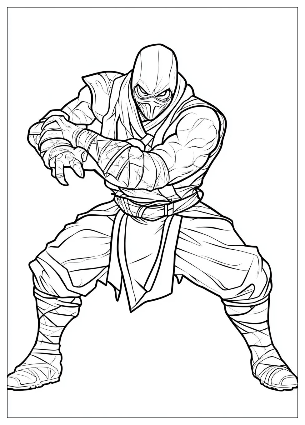 Mortal Combat Coloring Pages-8