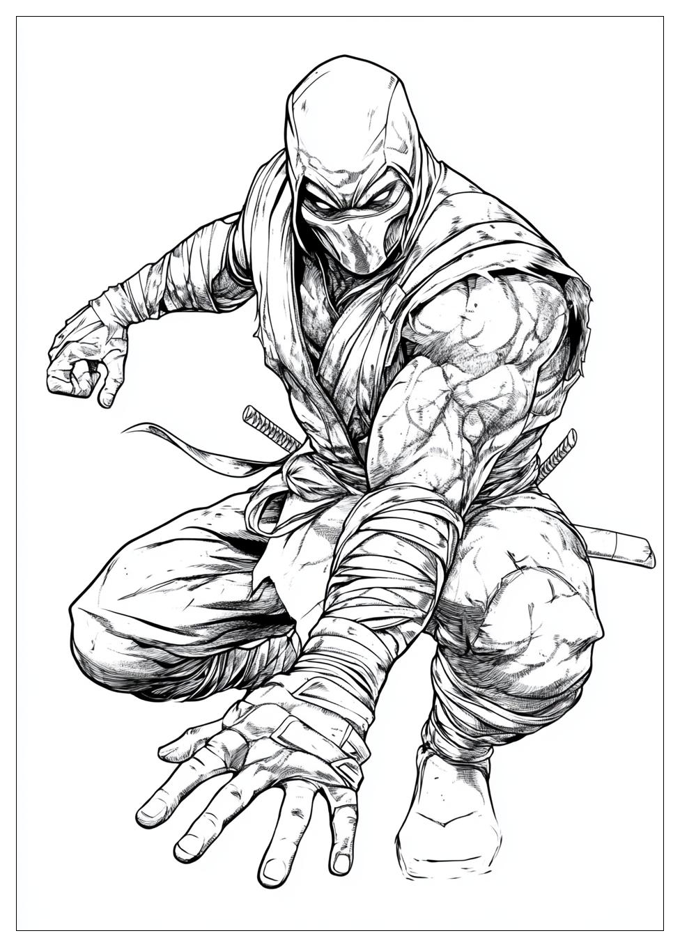 Mortal Combat Coloring Pages-9