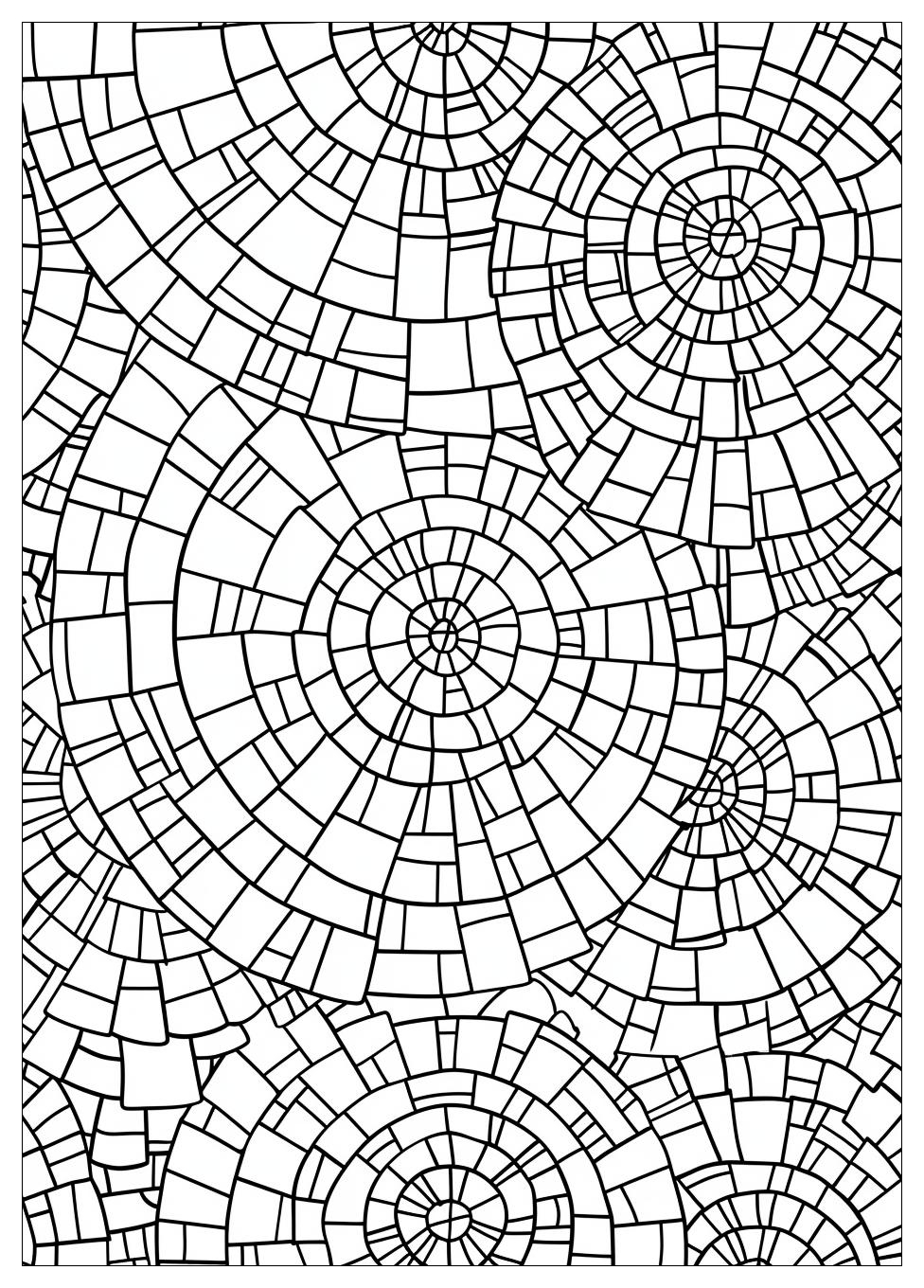 Mosaic Coloring Pages-13