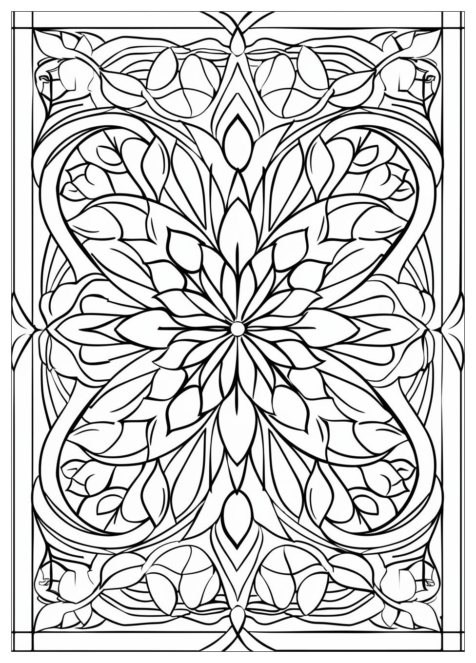 Mosaic Coloring Pages-16
