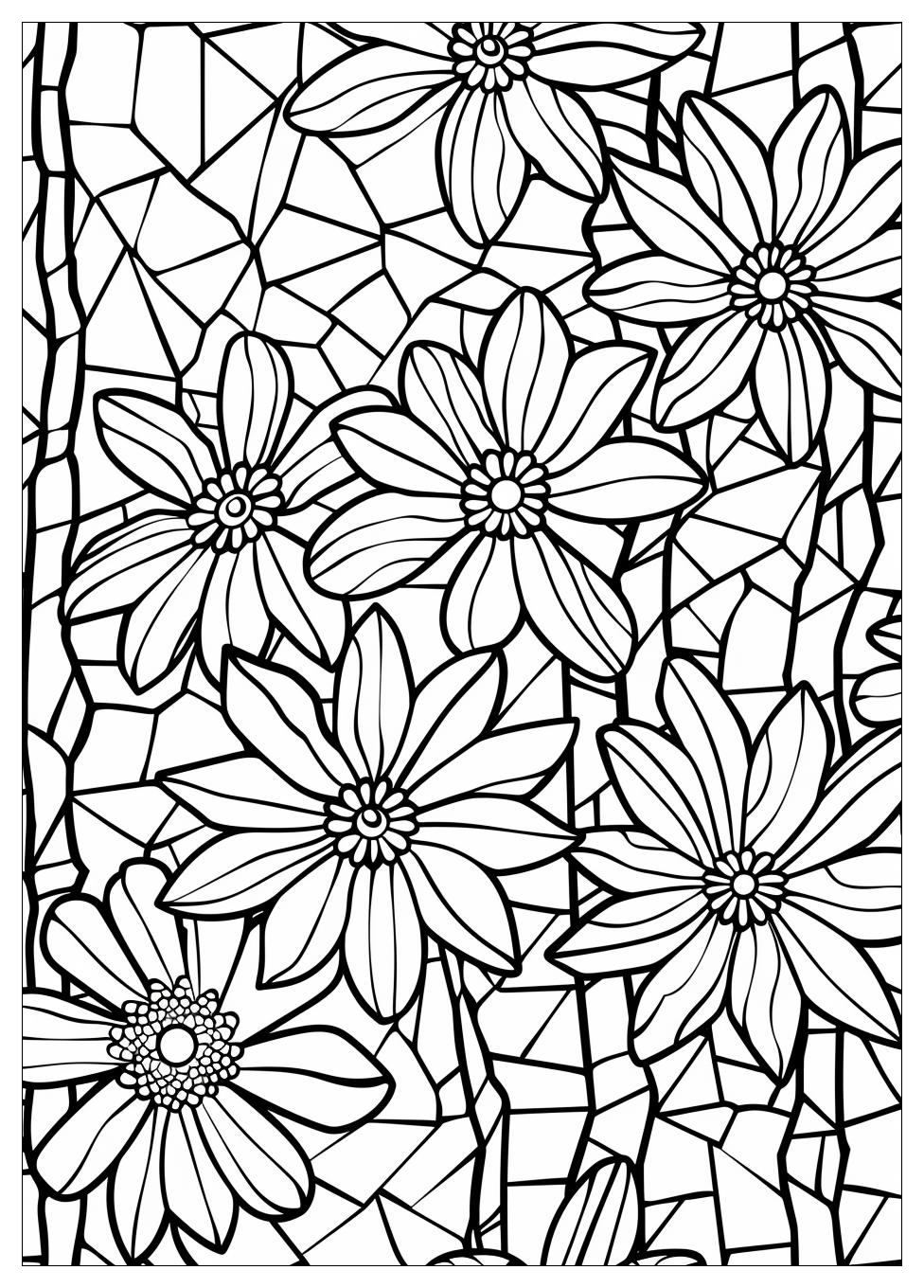 Mosaic Coloring Pages-17