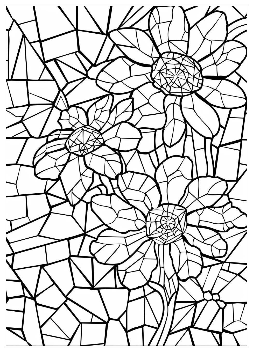 Mosaic Coloring Pages-19