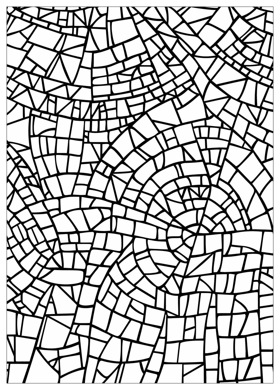Mosaic Coloring Pages-7