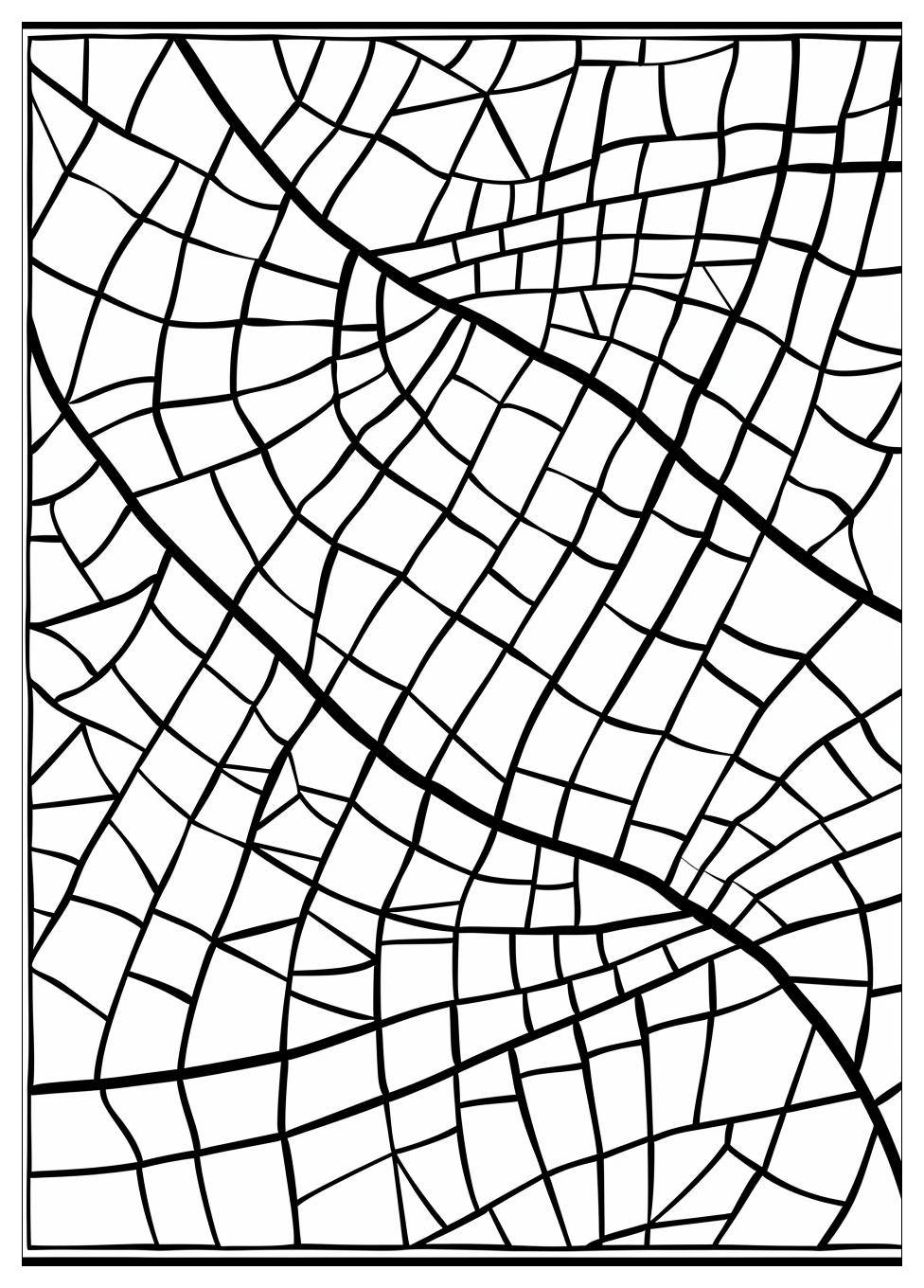 Mosaic Coloring Pages-9