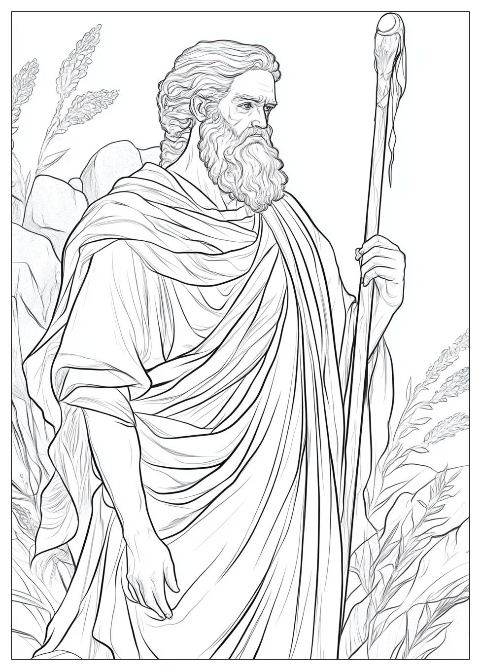 Moses Coloring Pages-11