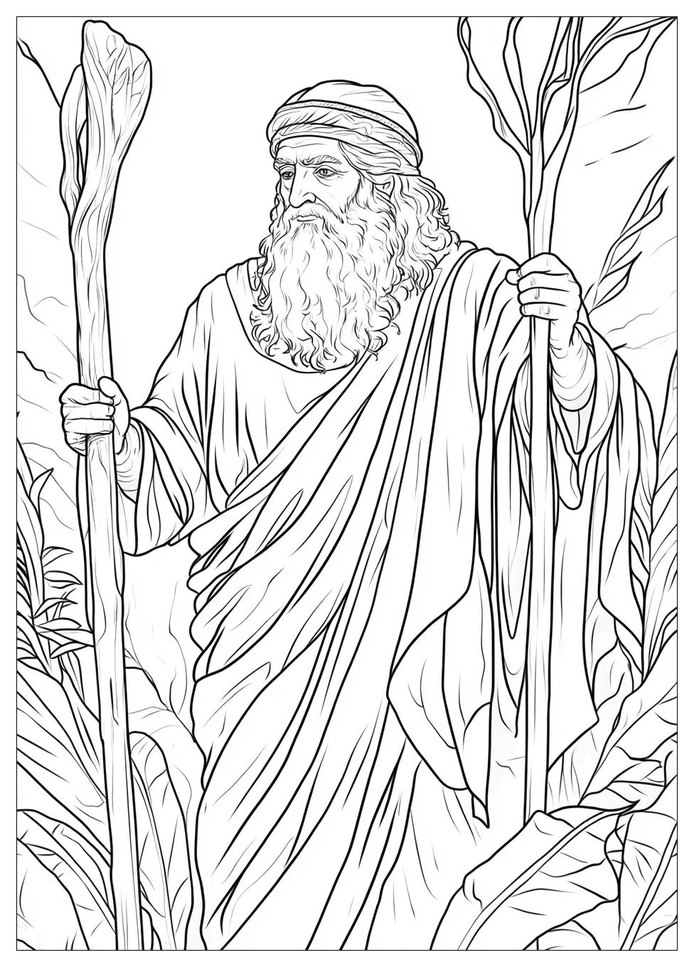Moses Coloring Pages-14