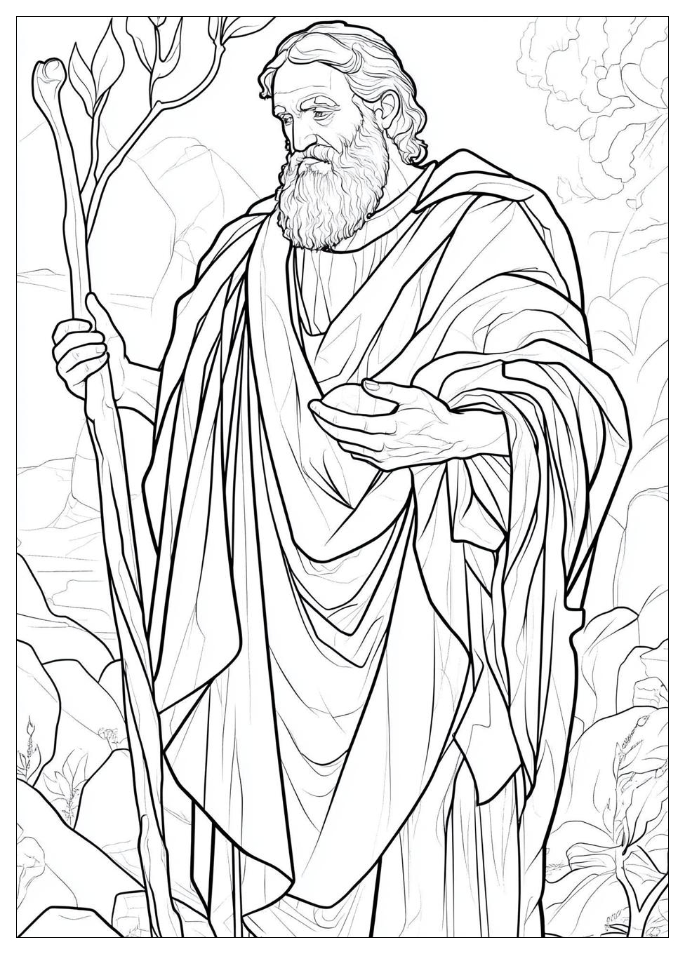 Moses Coloring Pages-15