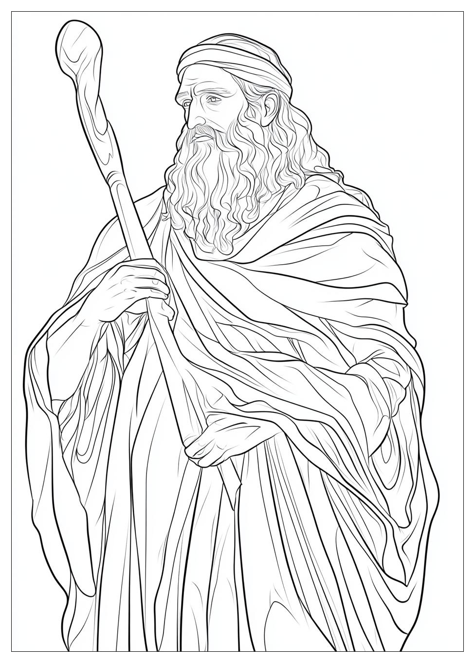 Moses Coloring Pages-16