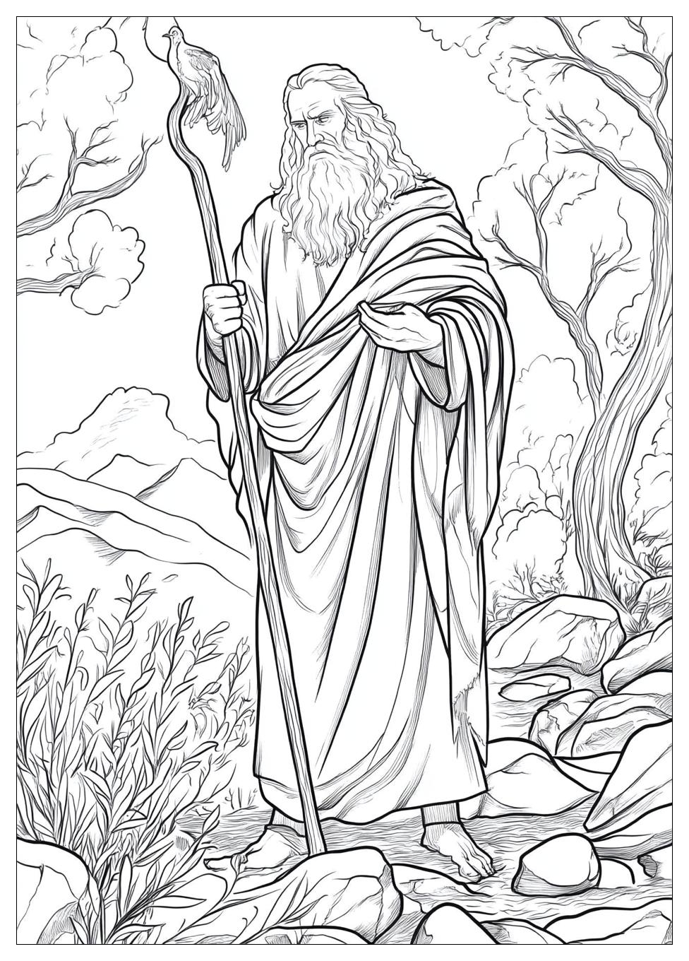 Moses Coloring Pages-19