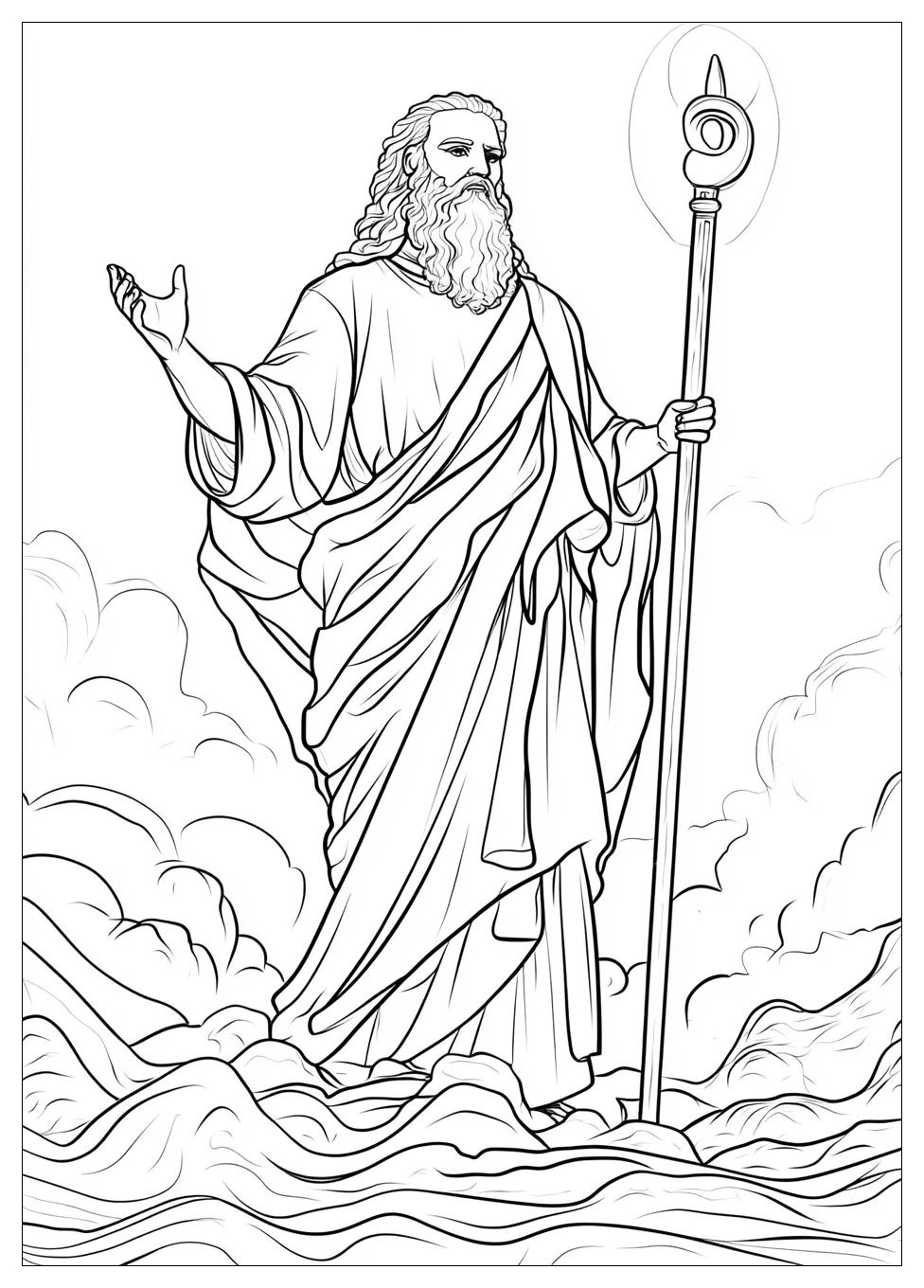 Moses Coloring Pages-4