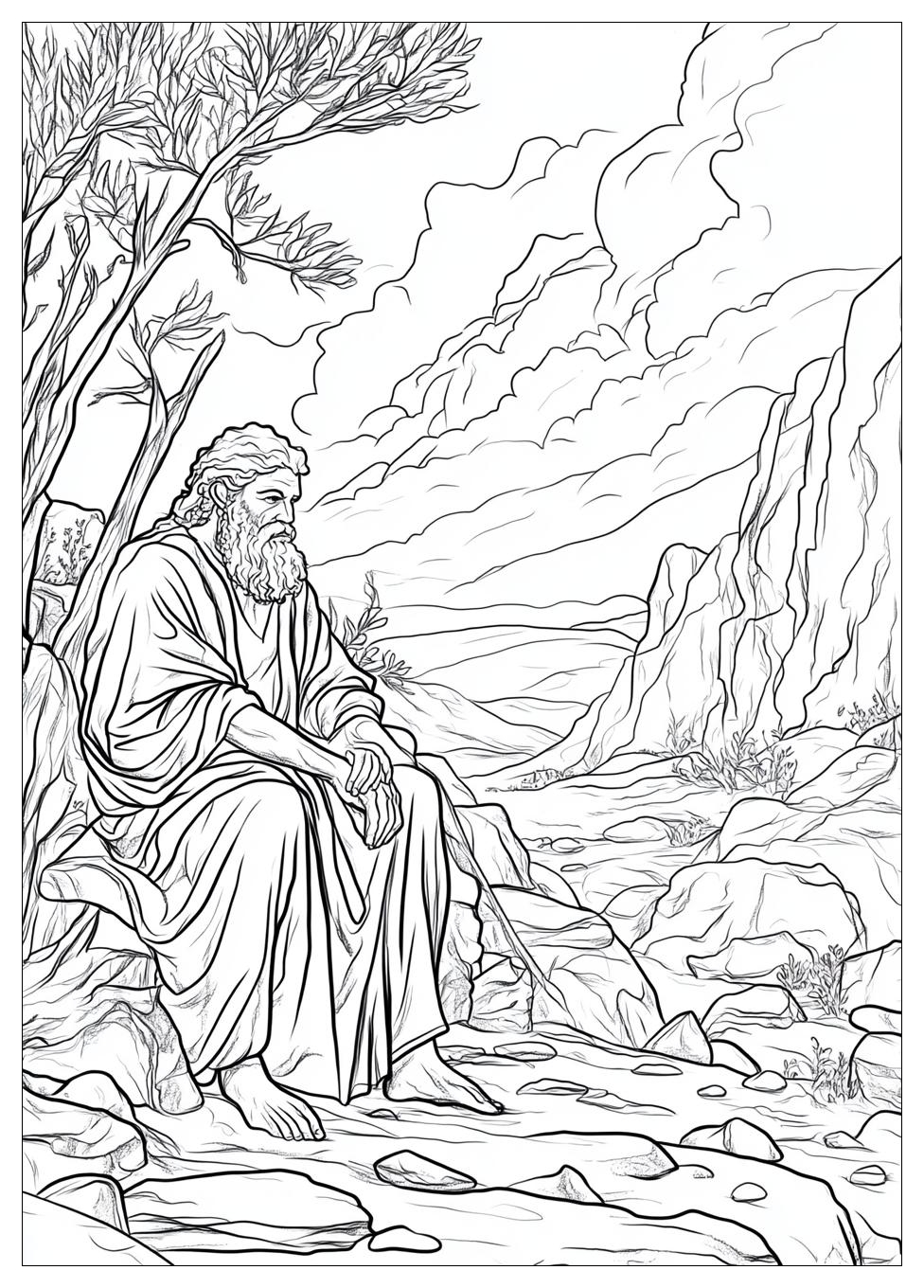 Moses Coloring Pages-5