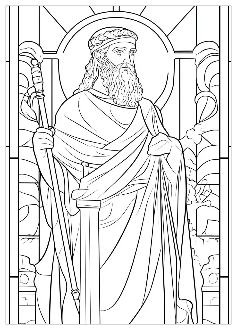 Moses Coloring Pages-9