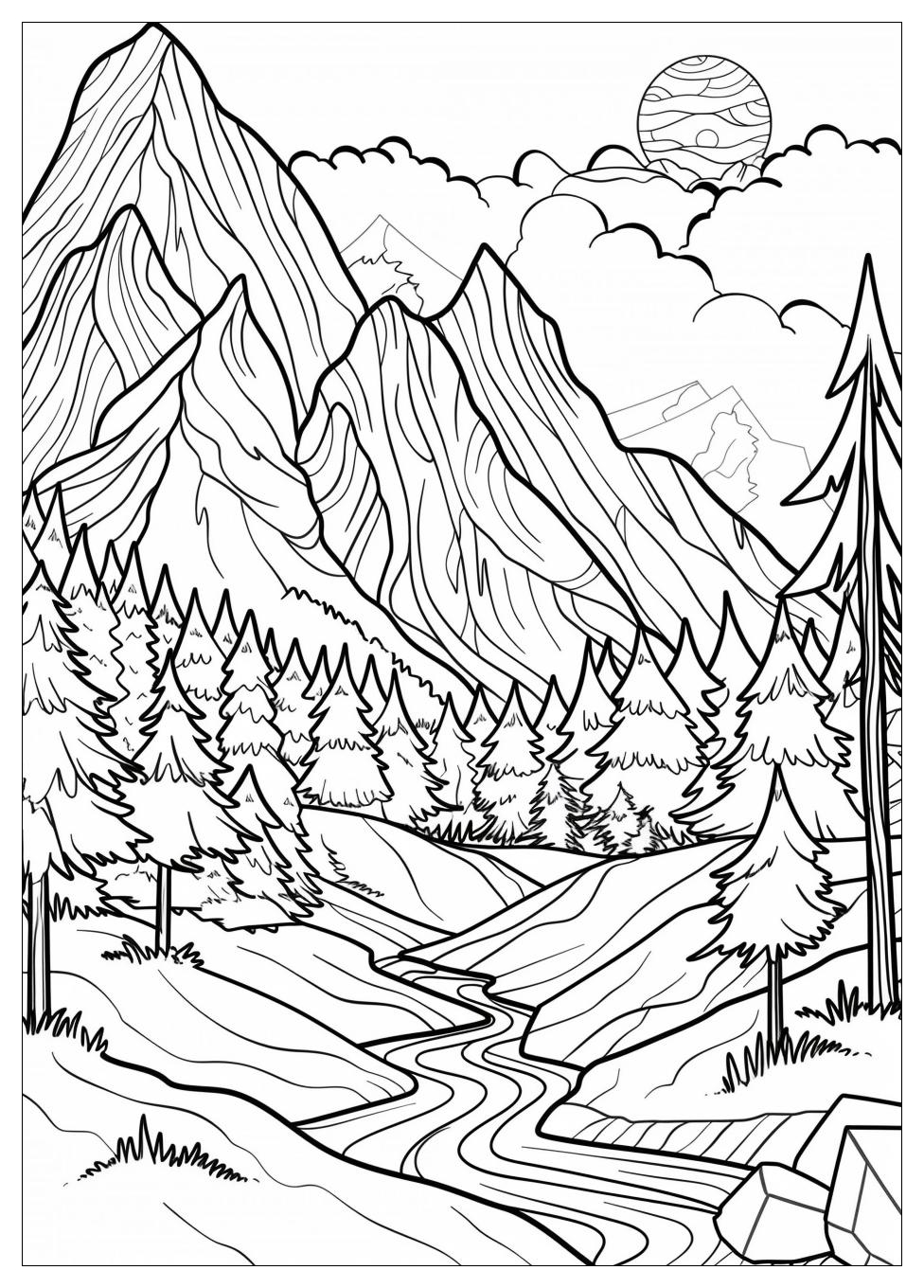 Mountain Coloring Pages-11
