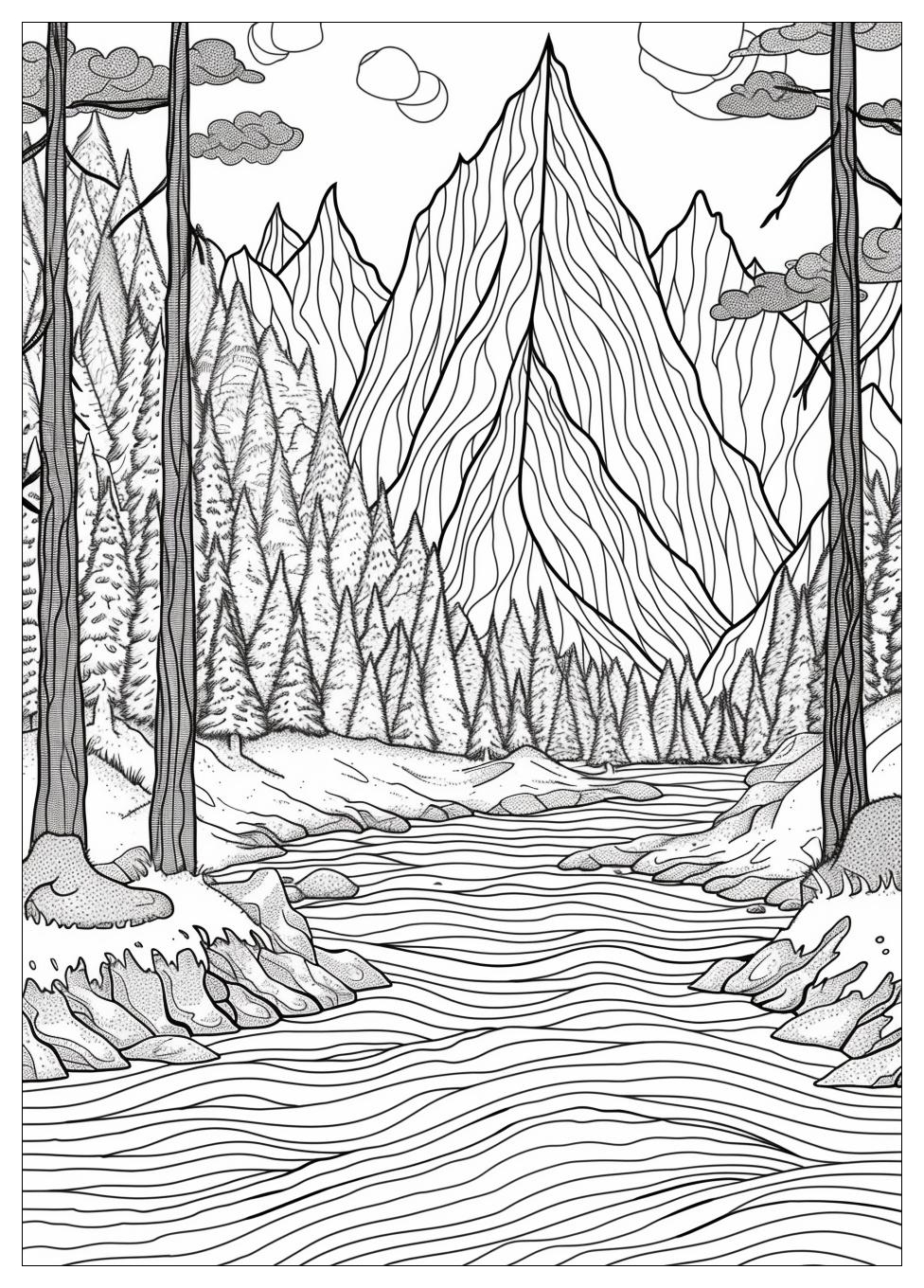 Mountain Coloring Pages-15