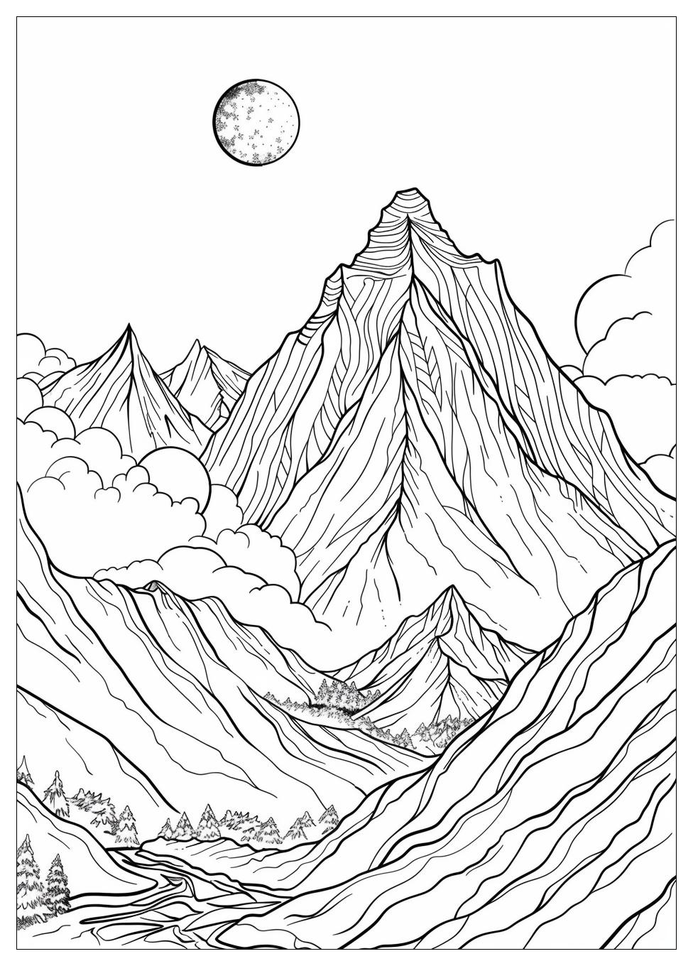 Mountain Coloring Pages-16