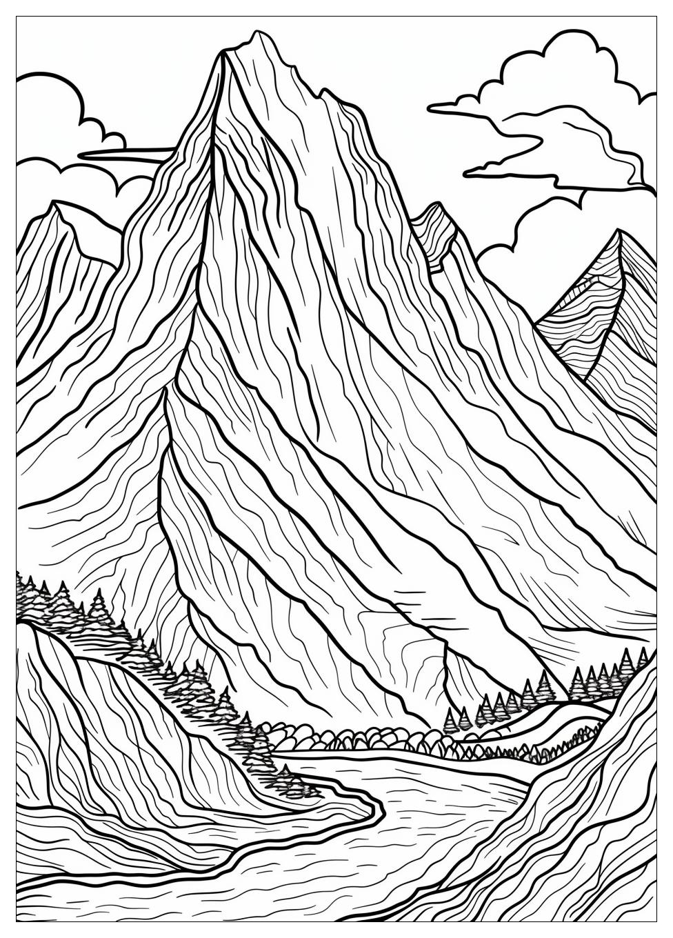 Mountain Coloring Pages-18