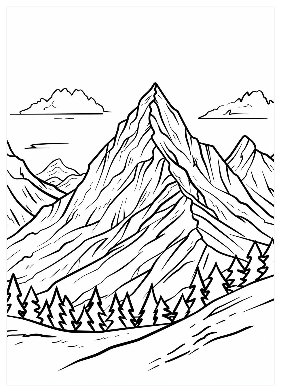 Mountain Coloring Pages-2