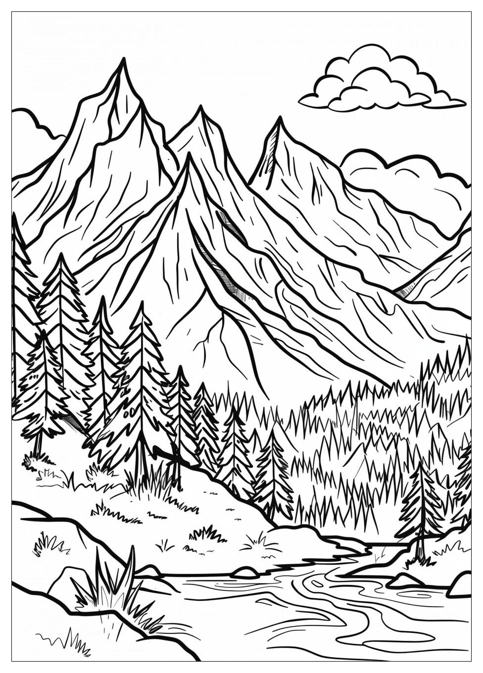 Mountain Coloring Pages-3