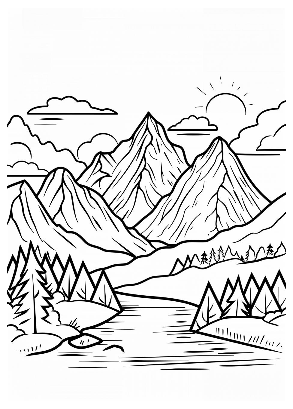 Mountain Coloring Pages-5