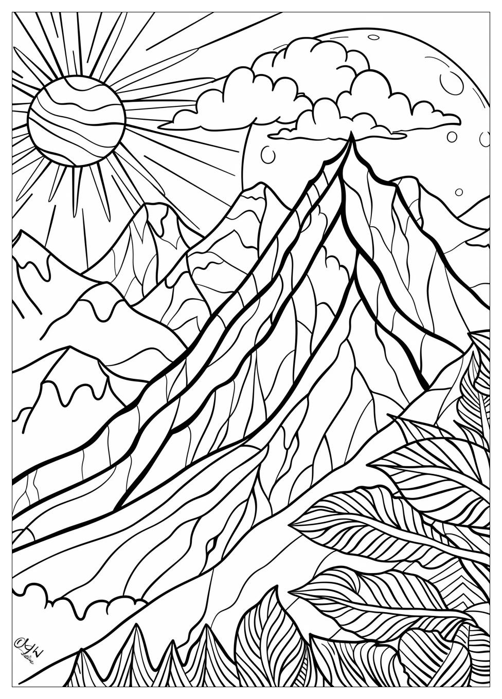 Mountain Coloring Pages-6