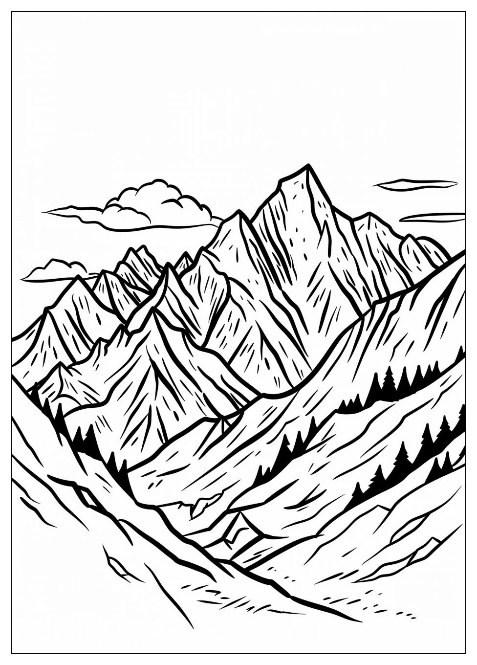Mountain Coloring Pages-7