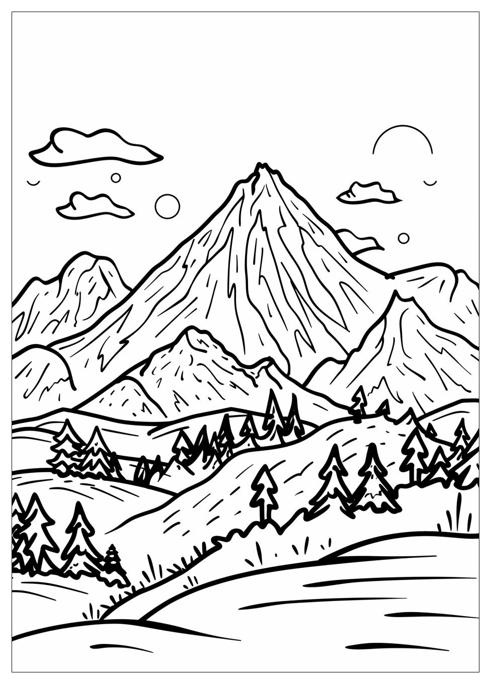 Mountain Coloring Pages-9