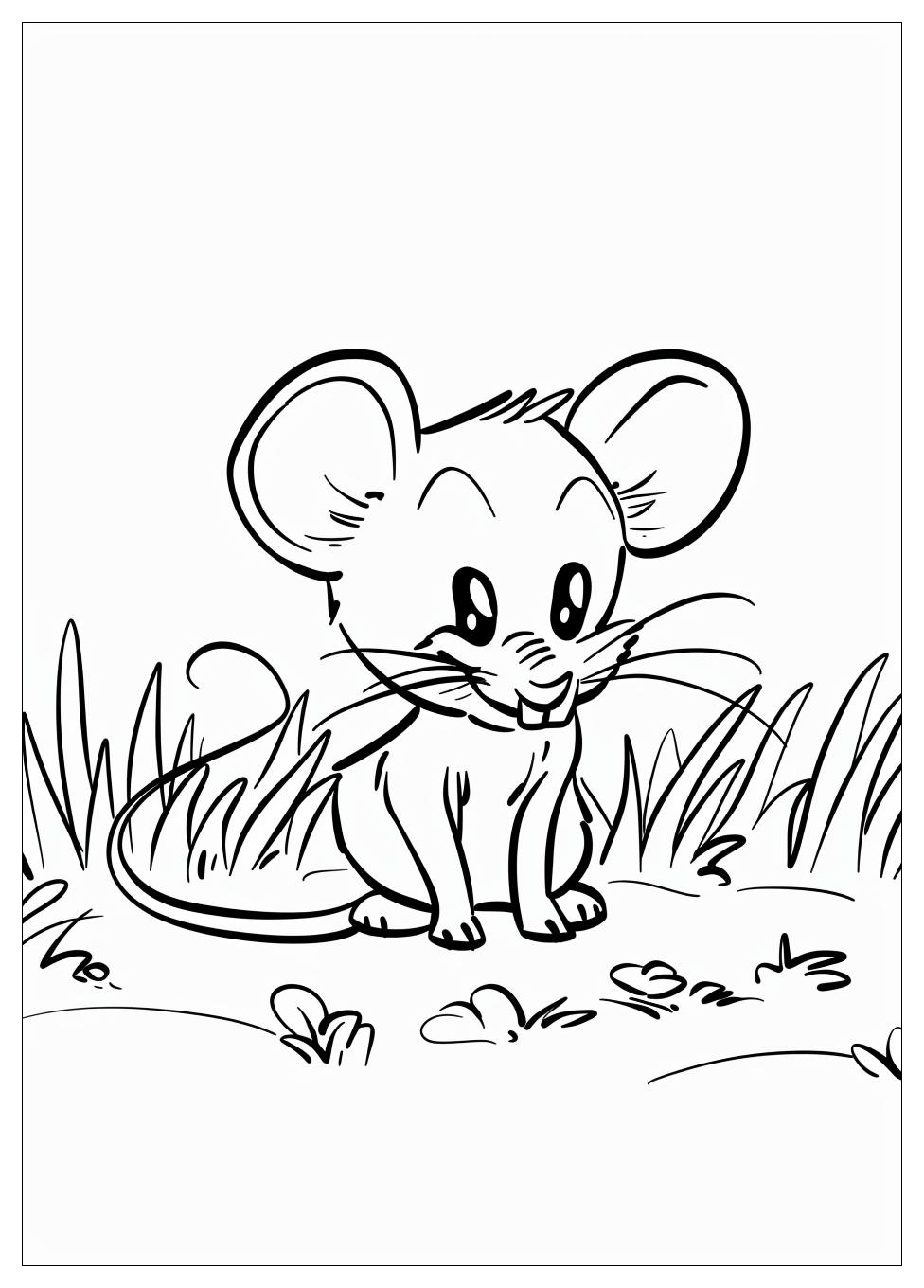 Mouse Coloring Pages-1