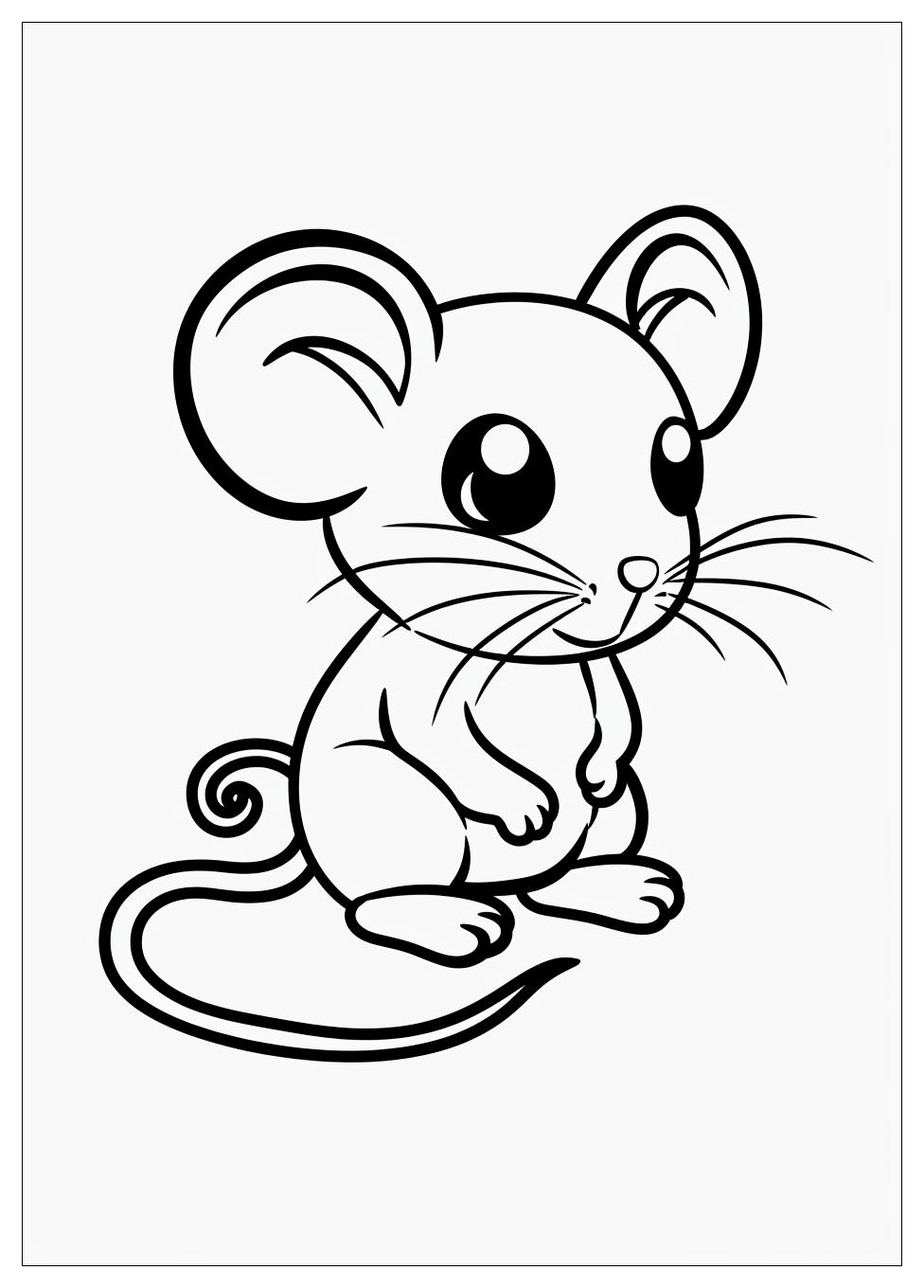 Mouse Coloring Pages-10