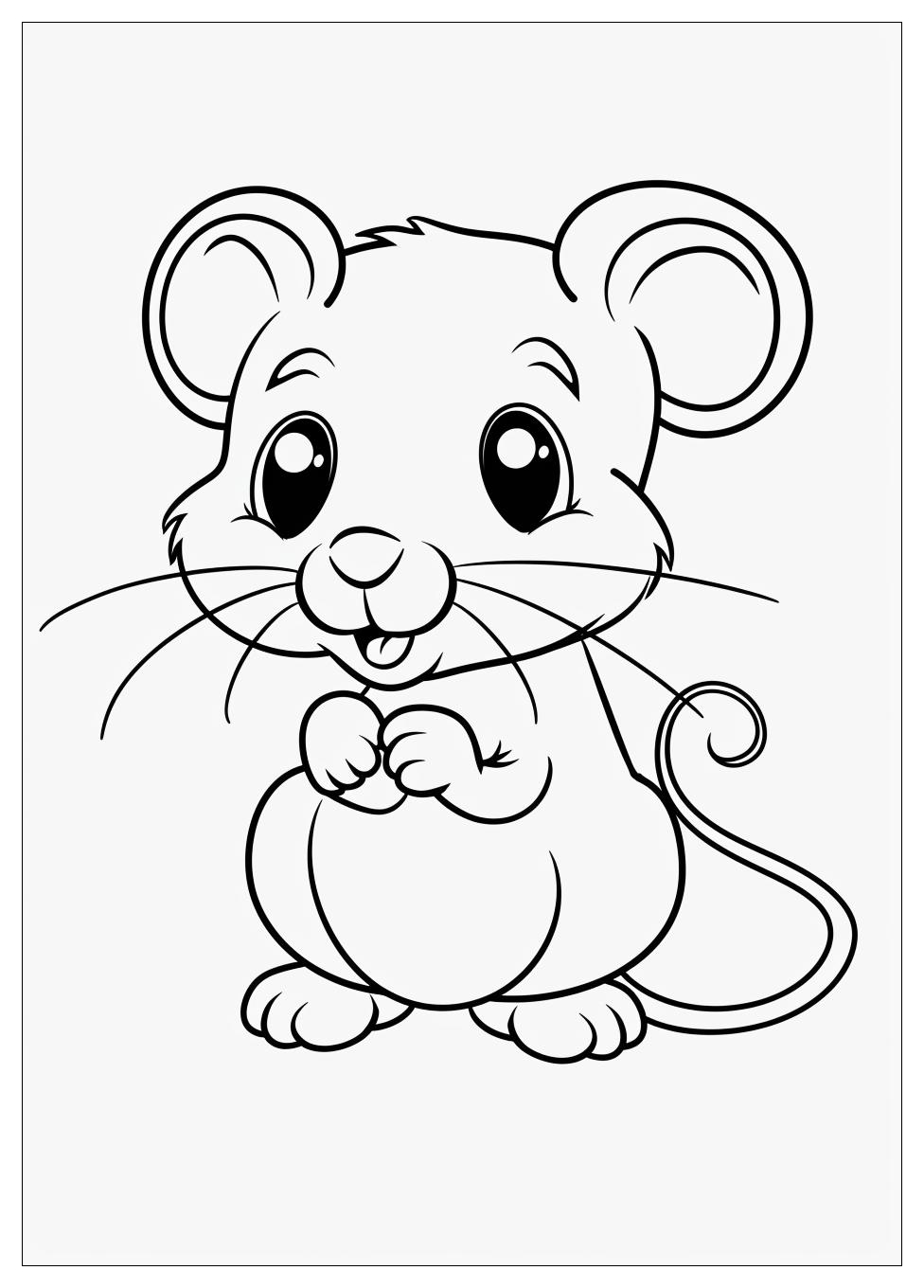 Mouse Coloring Pages-11