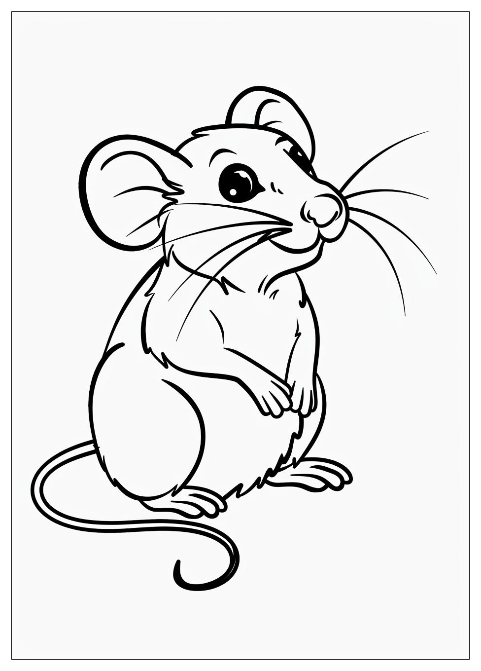 Mouse Coloring Pages-12
