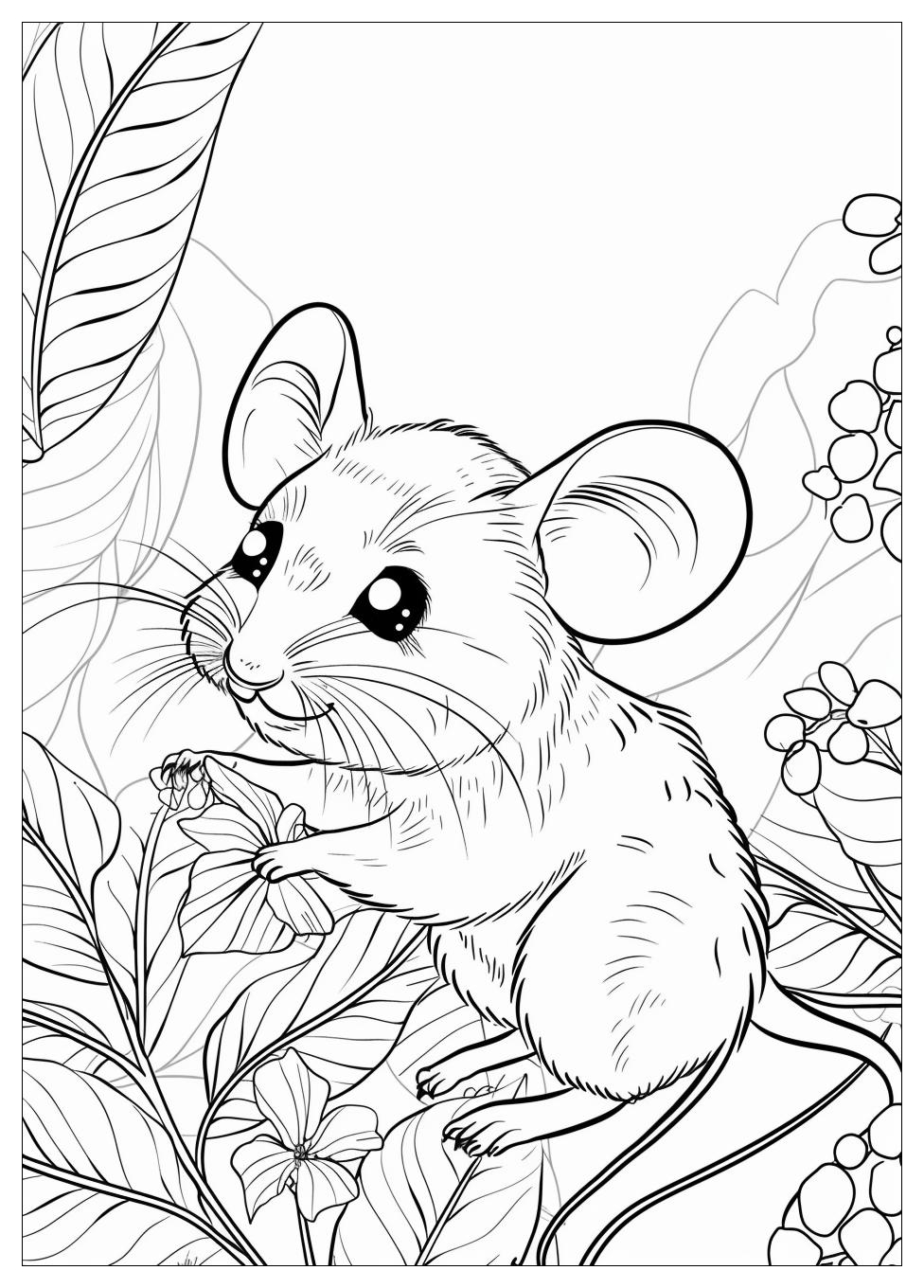 Mouse Coloring Pages-17