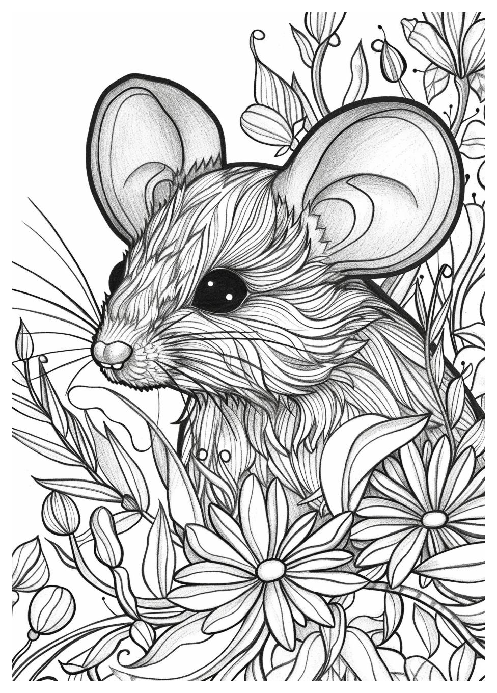 Mouse Coloring Pages-19