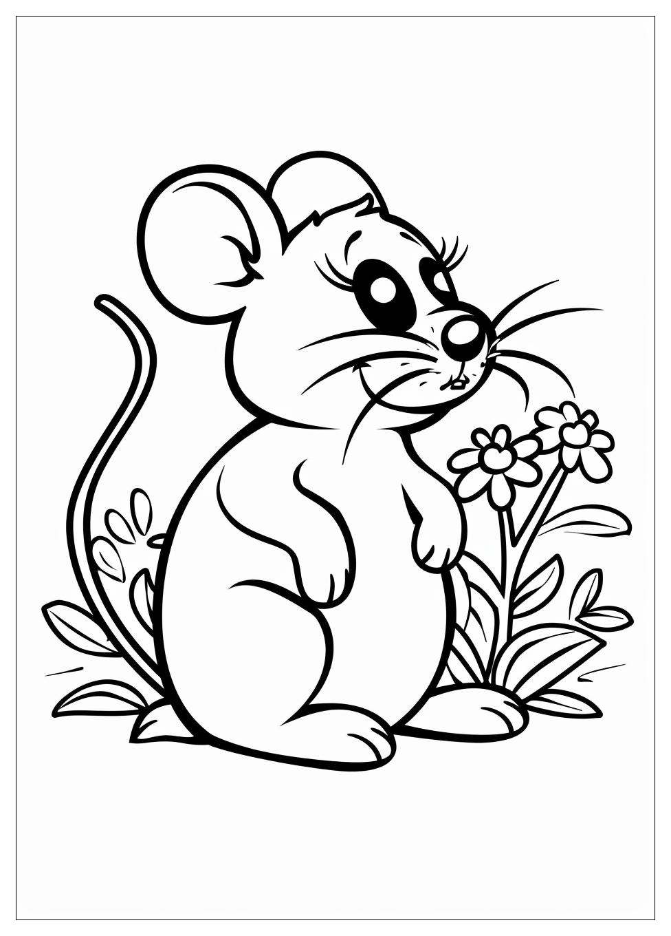 Mouse Coloring Pages-3