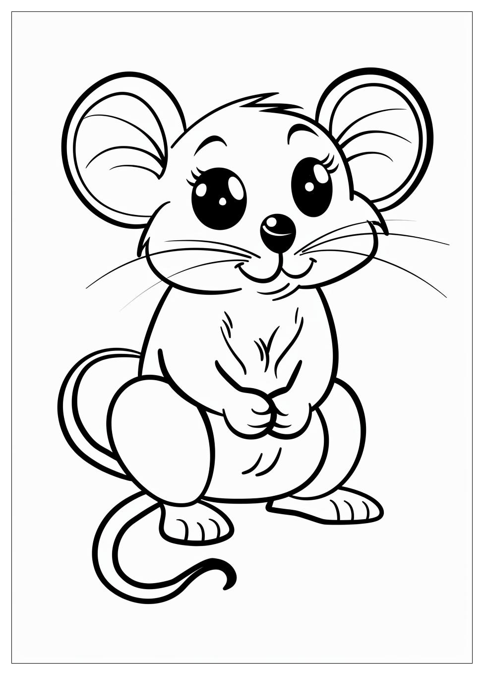 Mouse Coloring Pages-4
