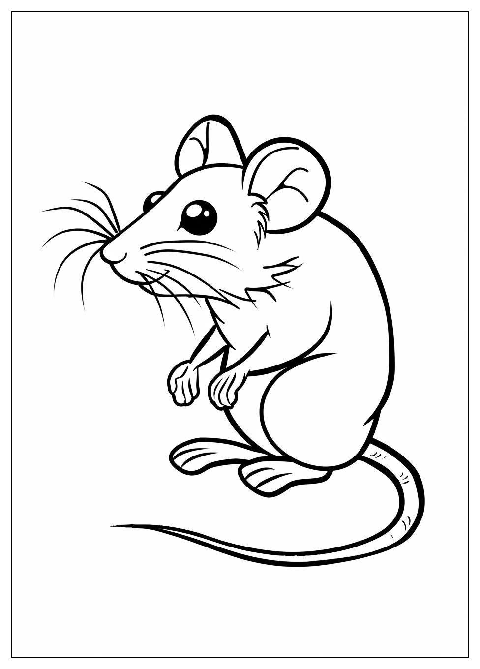 Mouse Coloring Pages-5
