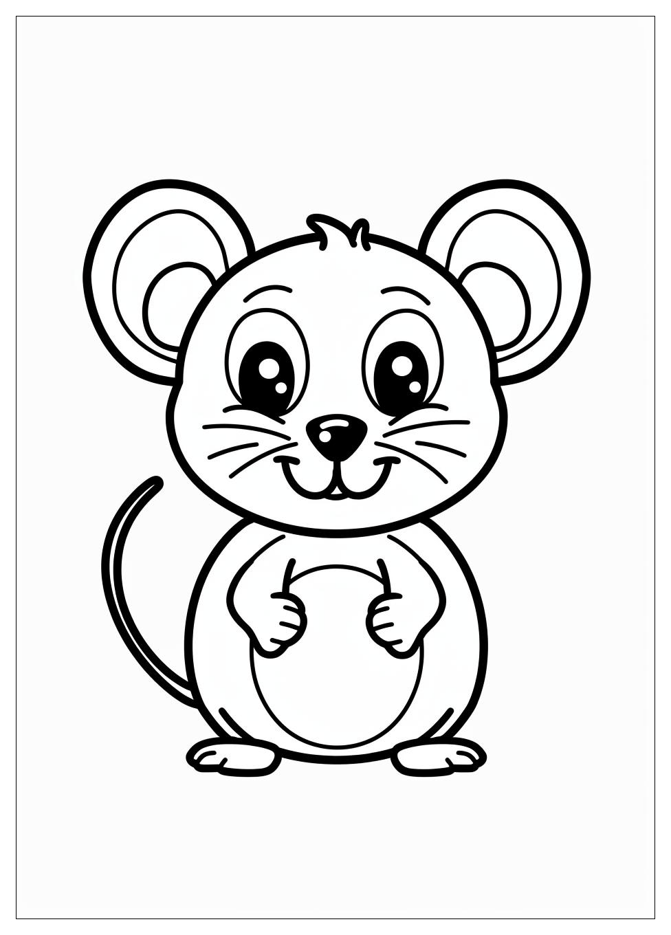 Mouse Coloring Pages-6