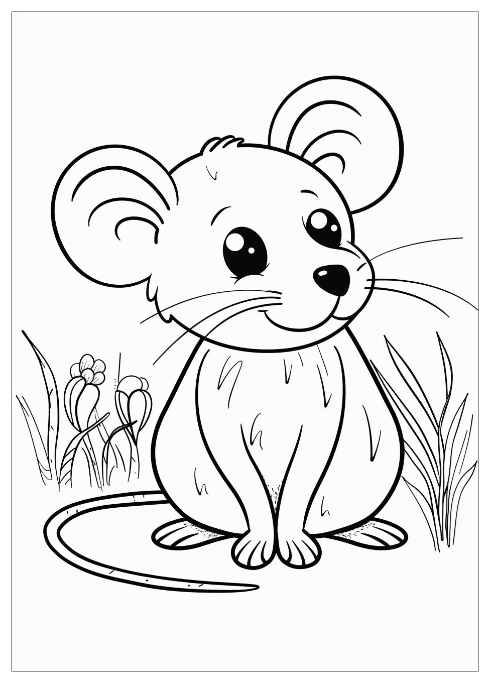 Mouse Coloring Pages-7