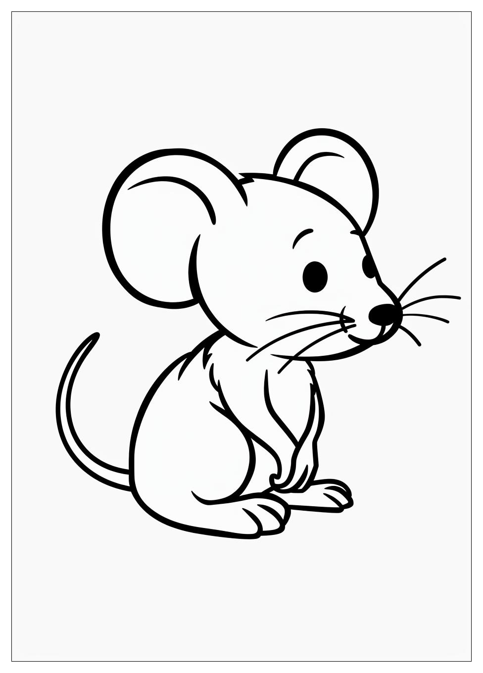 Mouse Coloring Pages-9