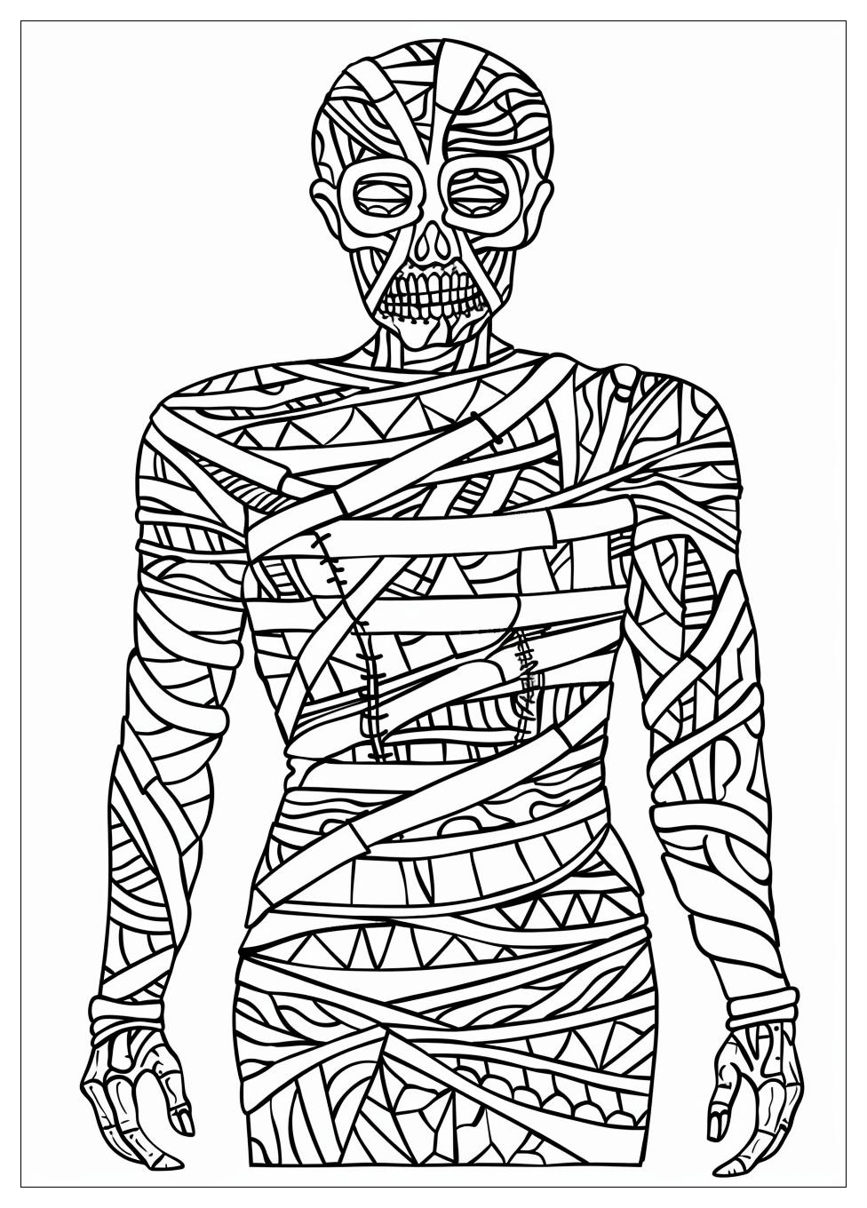 Mummy Colloring Pages-7