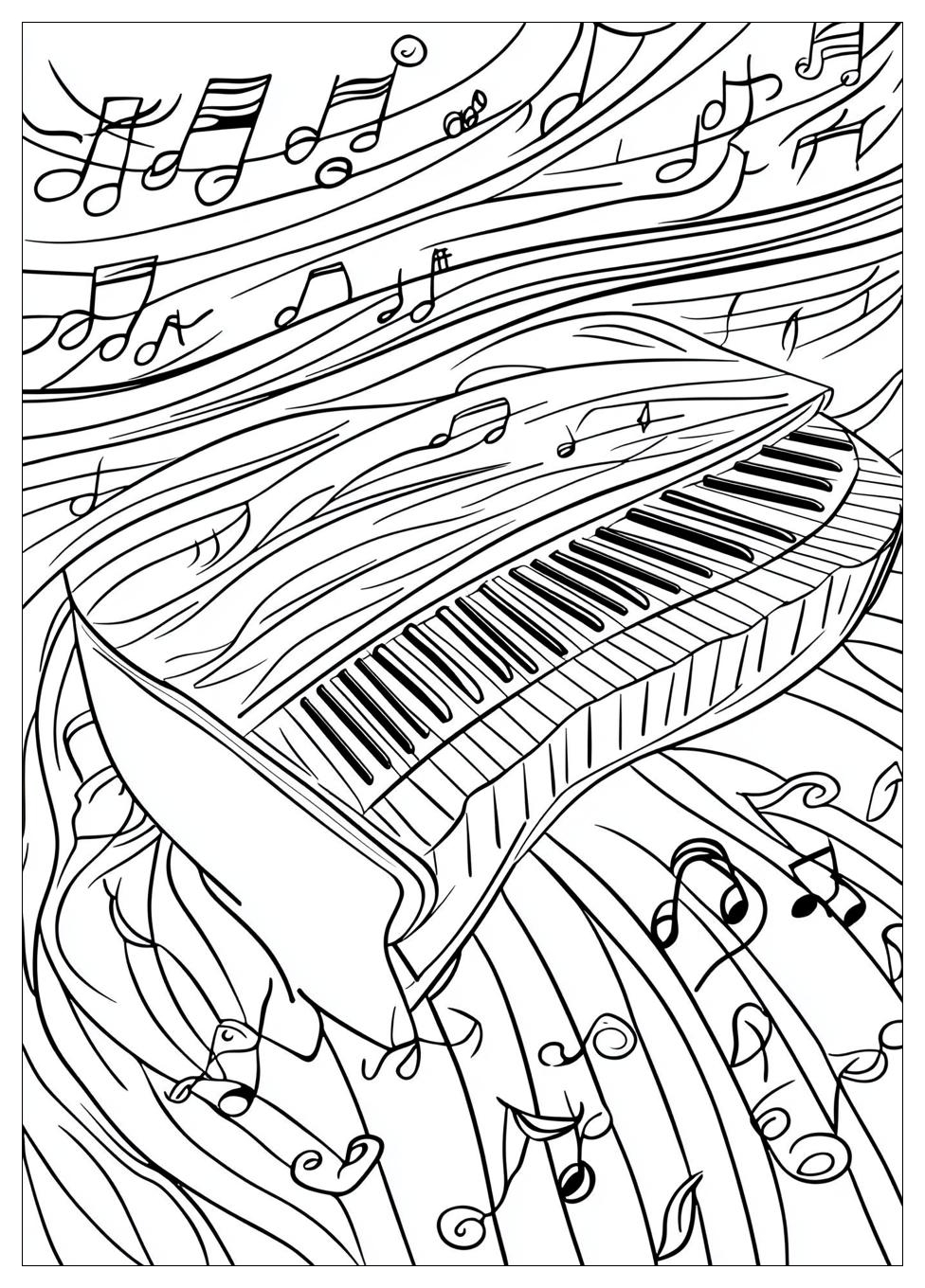 Music Coloring Pages-1