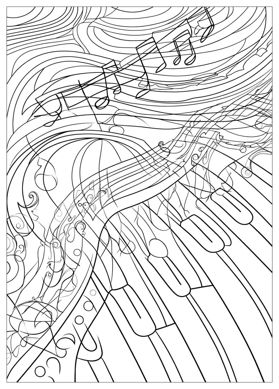 Music Coloring Pages-11