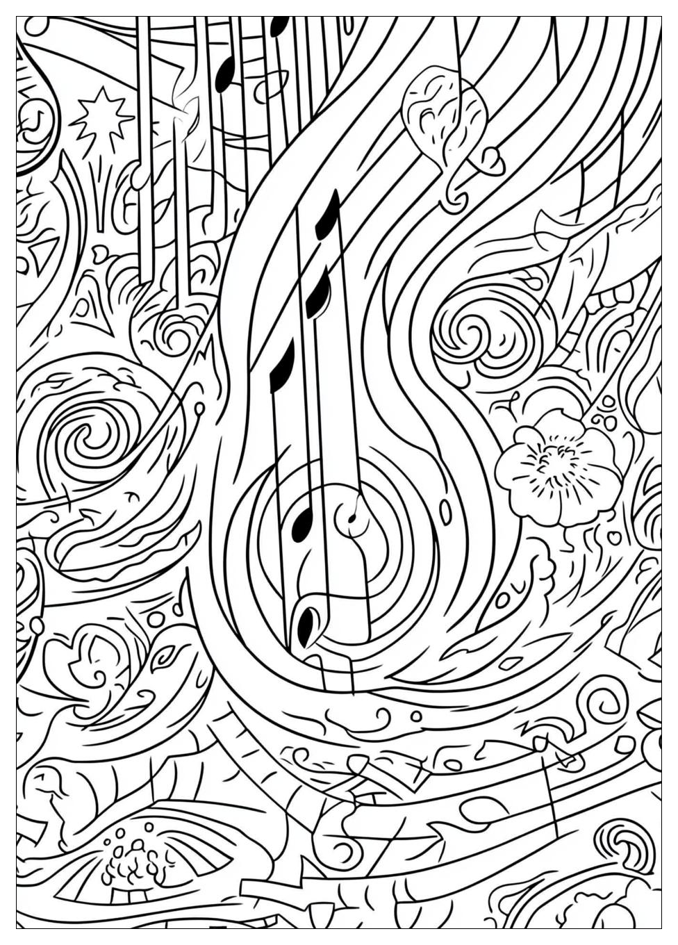 Music Coloring Pages-16