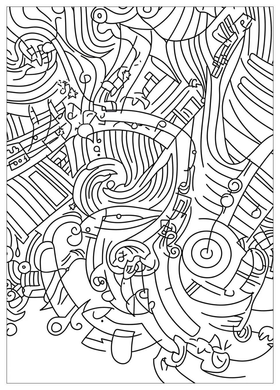 Music Coloring Pages-19
