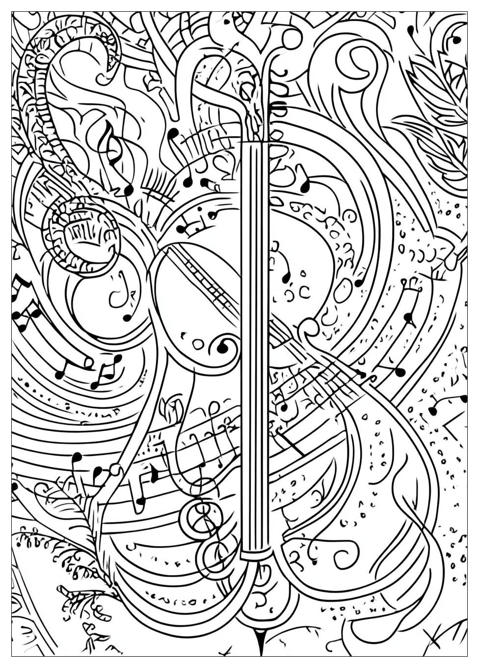 Music Coloring Pages-20