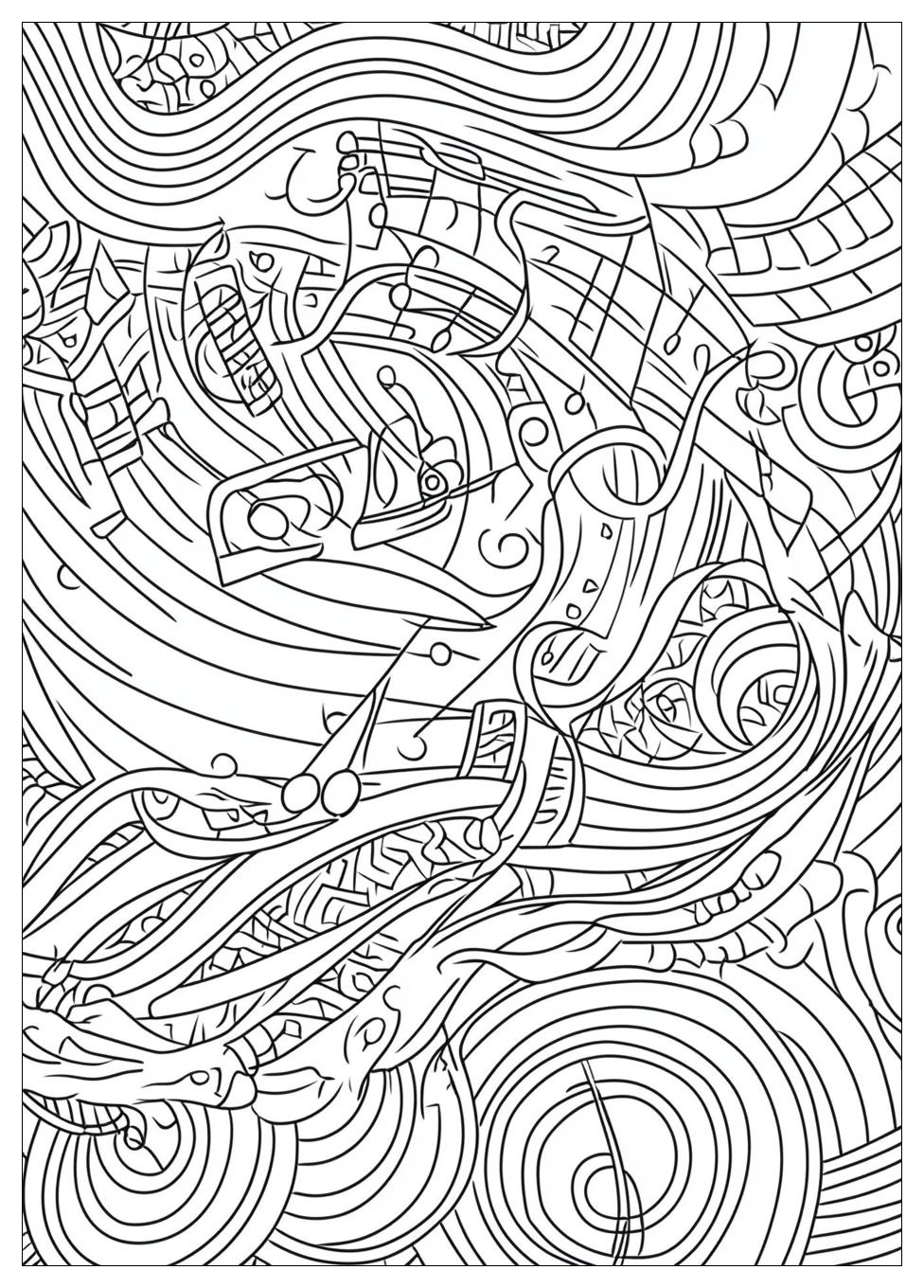 Music Coloring Pages-3