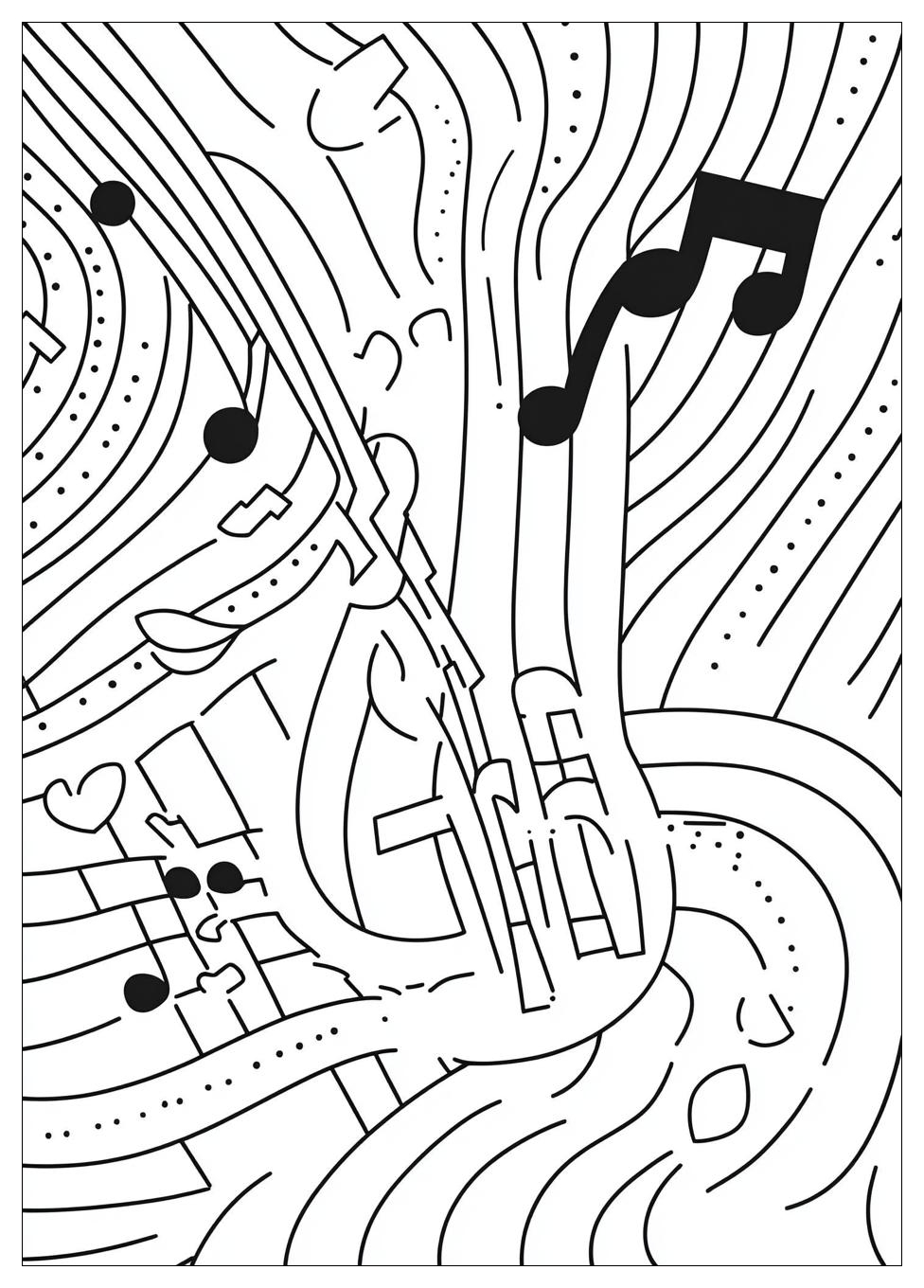 Music Coloring Pages-4