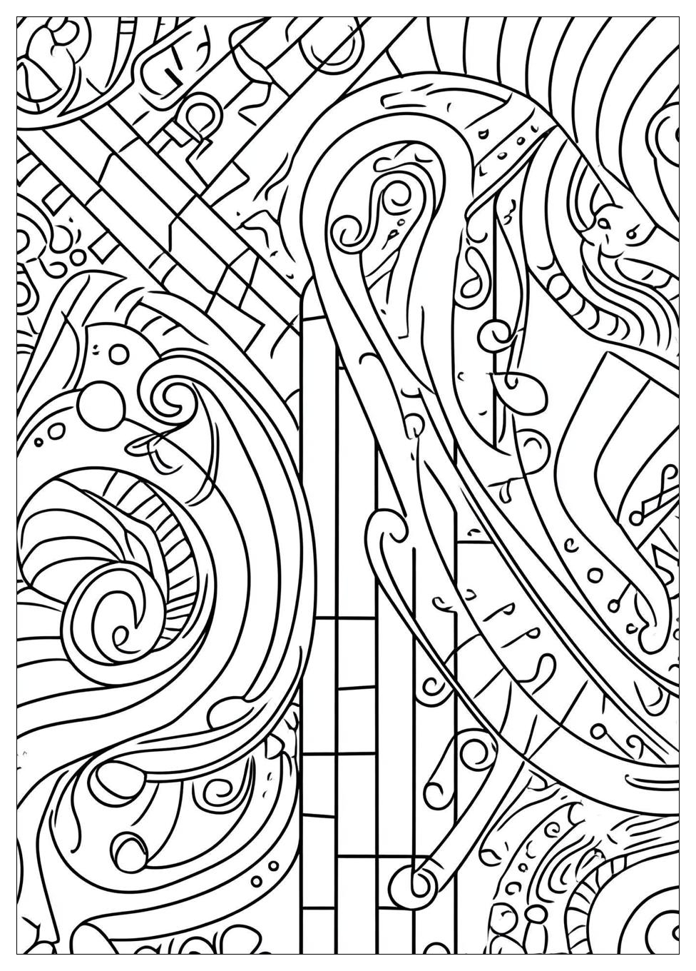 Music Coloring Pages-5