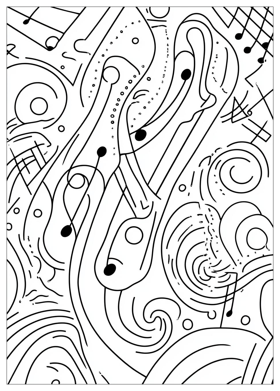 Music Coloring Pages-6