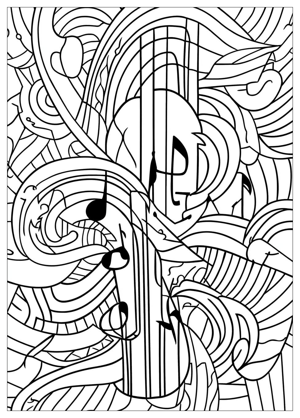 Music Coloring Pages-8