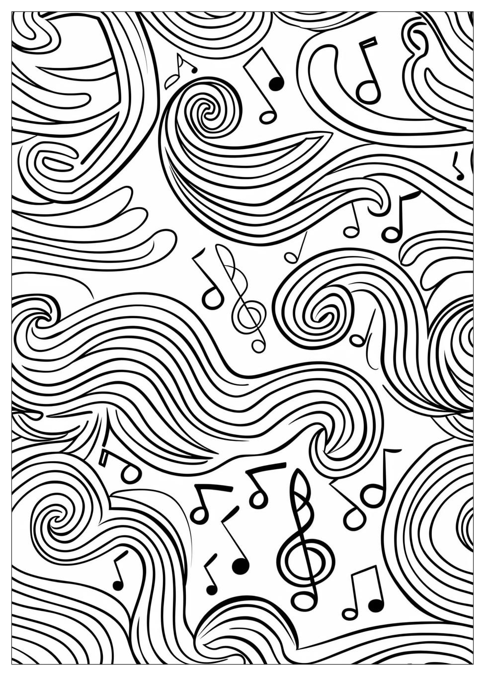 Music Notes Coloring Pages-15